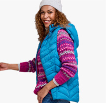 Quilted Packaway Gilet - LA491